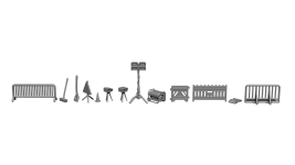 Noch 16418 - H0 - 3D-Kit Einsatz-Zubehör